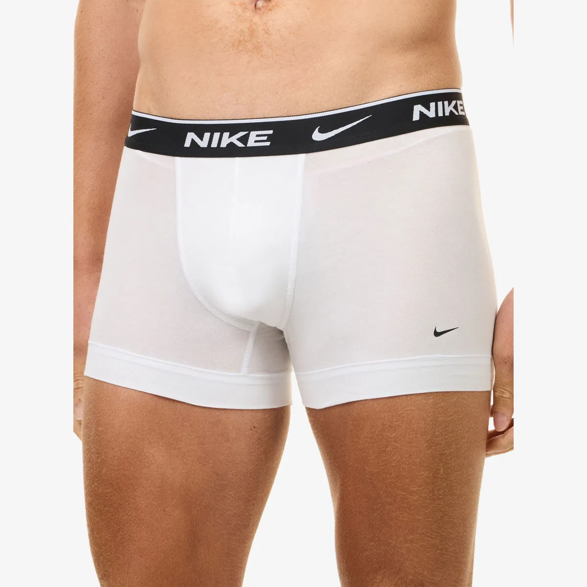 Базовый набор из трех плавок из эластичного хлопка Nike, белый — фото 3