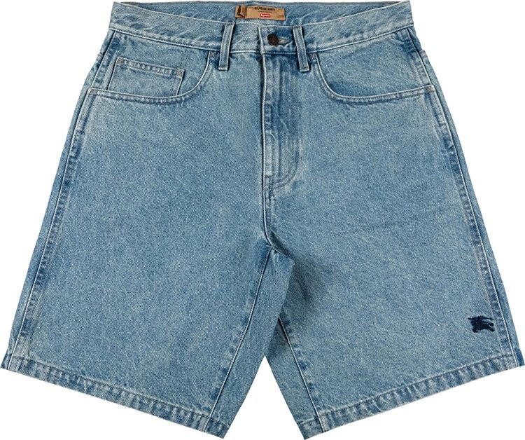 

Шорты Supreme x Burberry Denim Short 'Washed Blue', синий