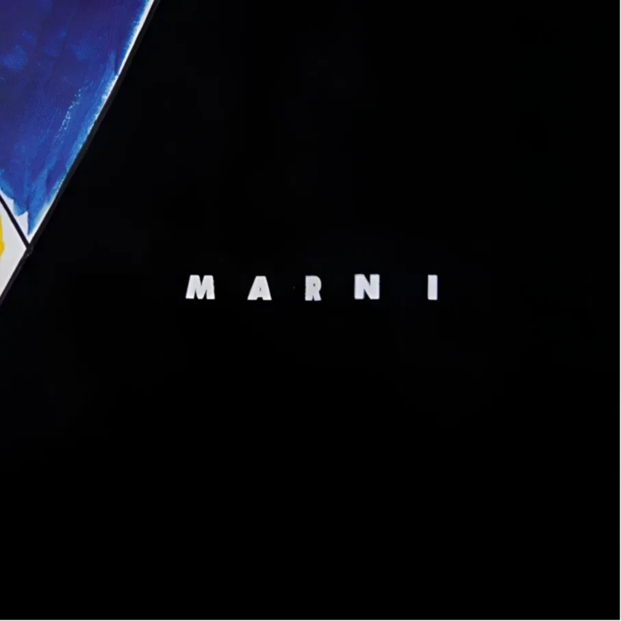 Футболка детская с круглым вырезом MARNI, Black — фото 4