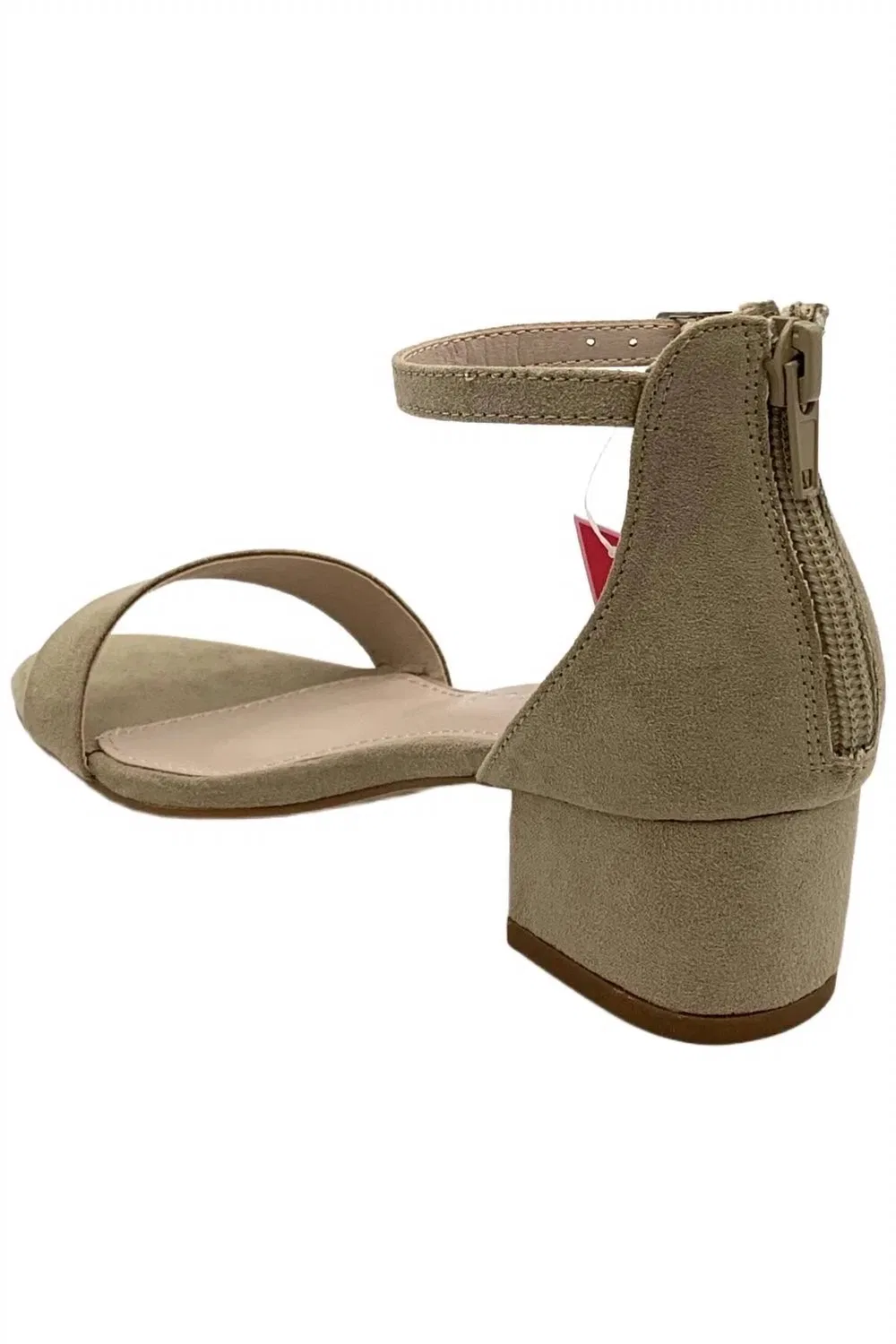 Детские сандалии для девочек с ремешком на щиколотке Hidi Back Zip Ankle Strap Sandal Nina, Alamo Tan Mic — фото 3
