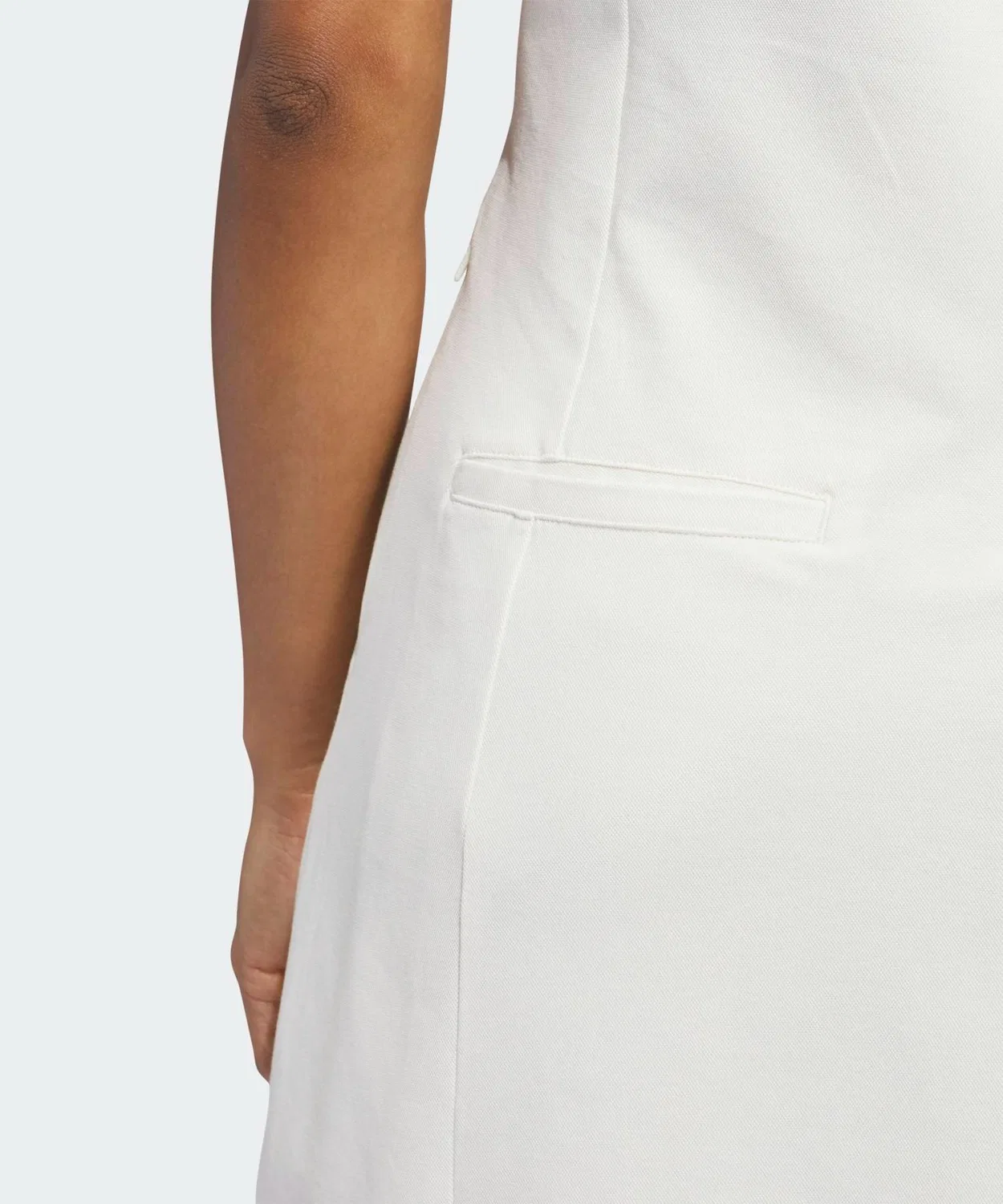 Женское платье для гольфа с поло-воротником Original Dress Adidas, White — фото 4