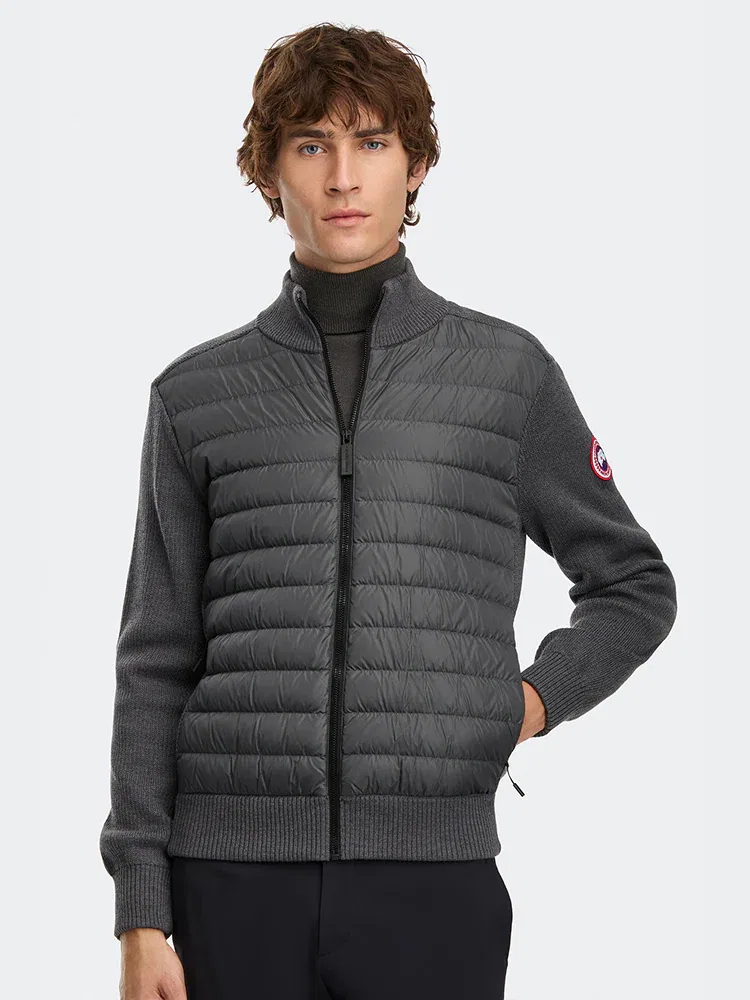 Куртка из нейлона Hybridge Knit CANADA GOOSE, Gray