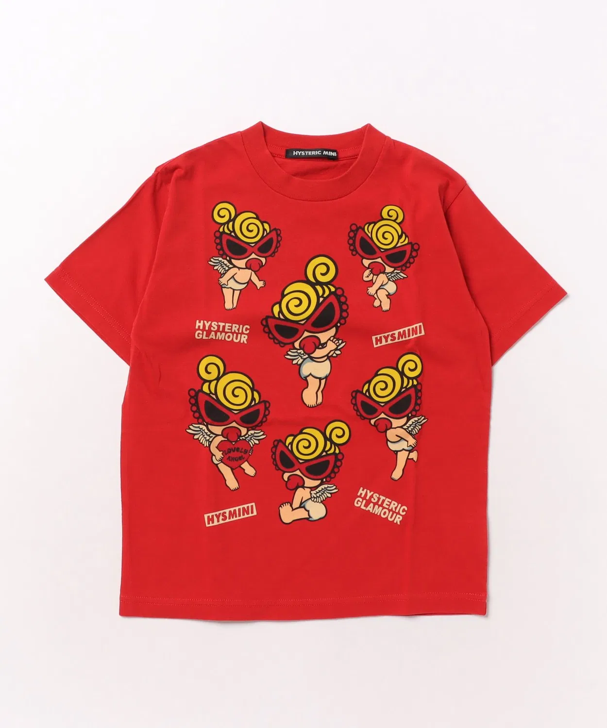 Детская футболка с коротким рукавом Angel Mini HYSTERIC MINI, Red