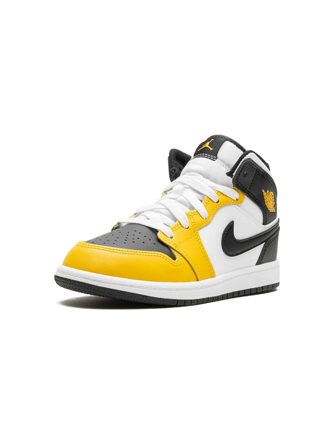 Кроссовки Jordan 1 Mid "Ochre", черный — фото 4