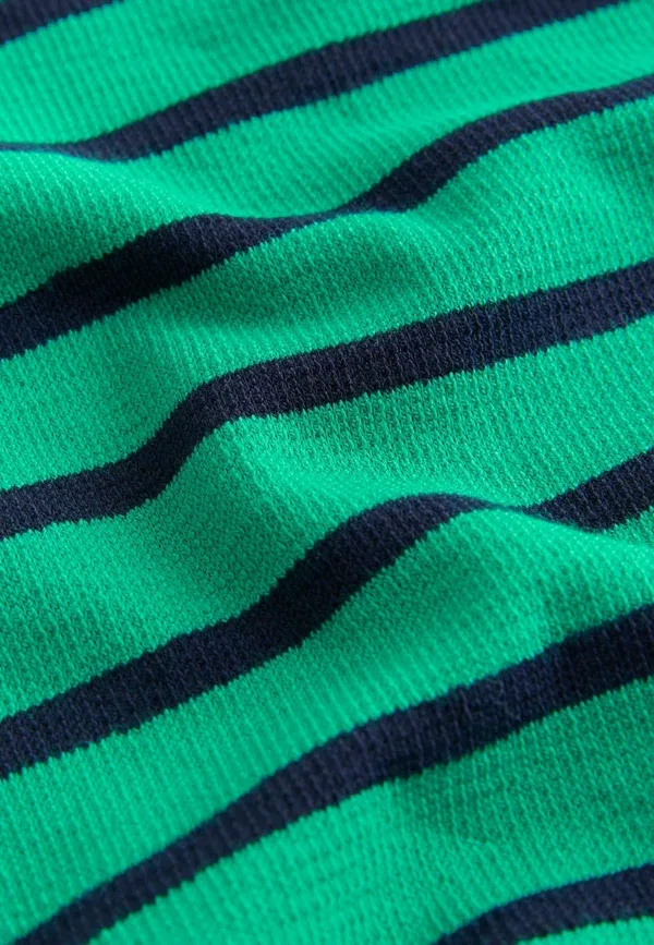Футболка с длинным рукавом полоска Regular fit Next green navy stripe hotchpotch, синий — фото 3