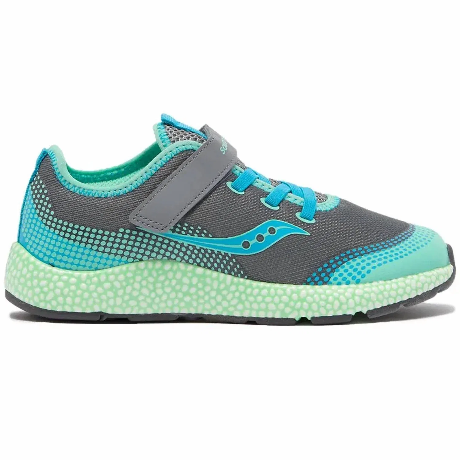 Детские кроссовки с дышащим верхом Astrofoam SAUCONY, Gry/Turquoise