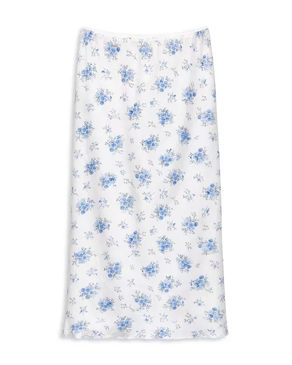 Детская юбка для девочек с принтом Tween Jules KatieJ NYC, White Floral Mesh