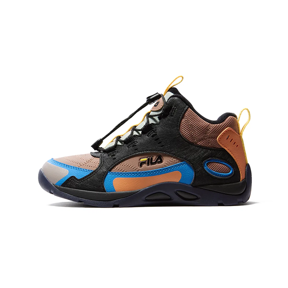 Детские утепленные кроссовки с шнуровкой FILA KIDS, Brown Tree/Black
