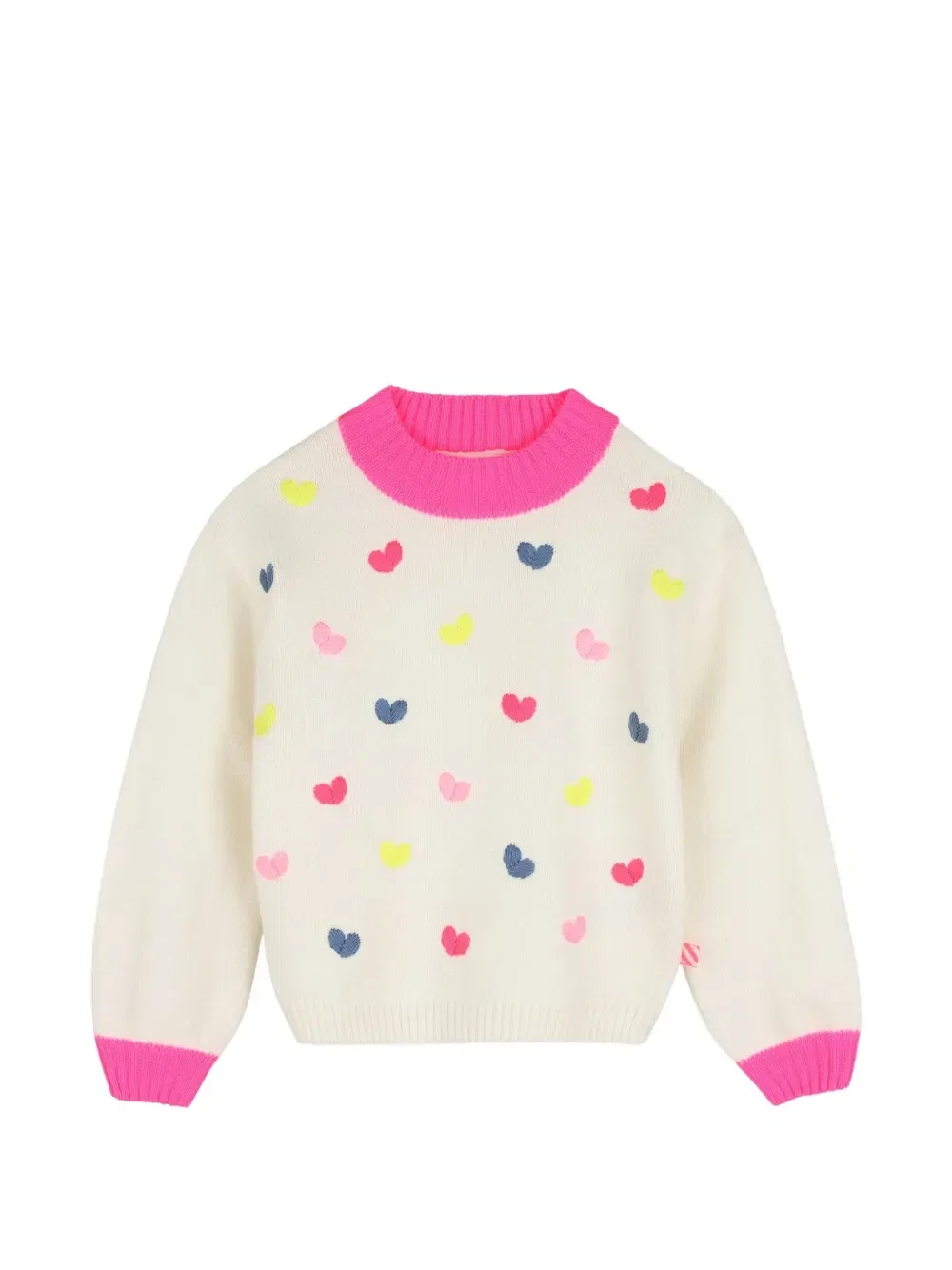 Свитер с вышивкой Billieblush, бежевый