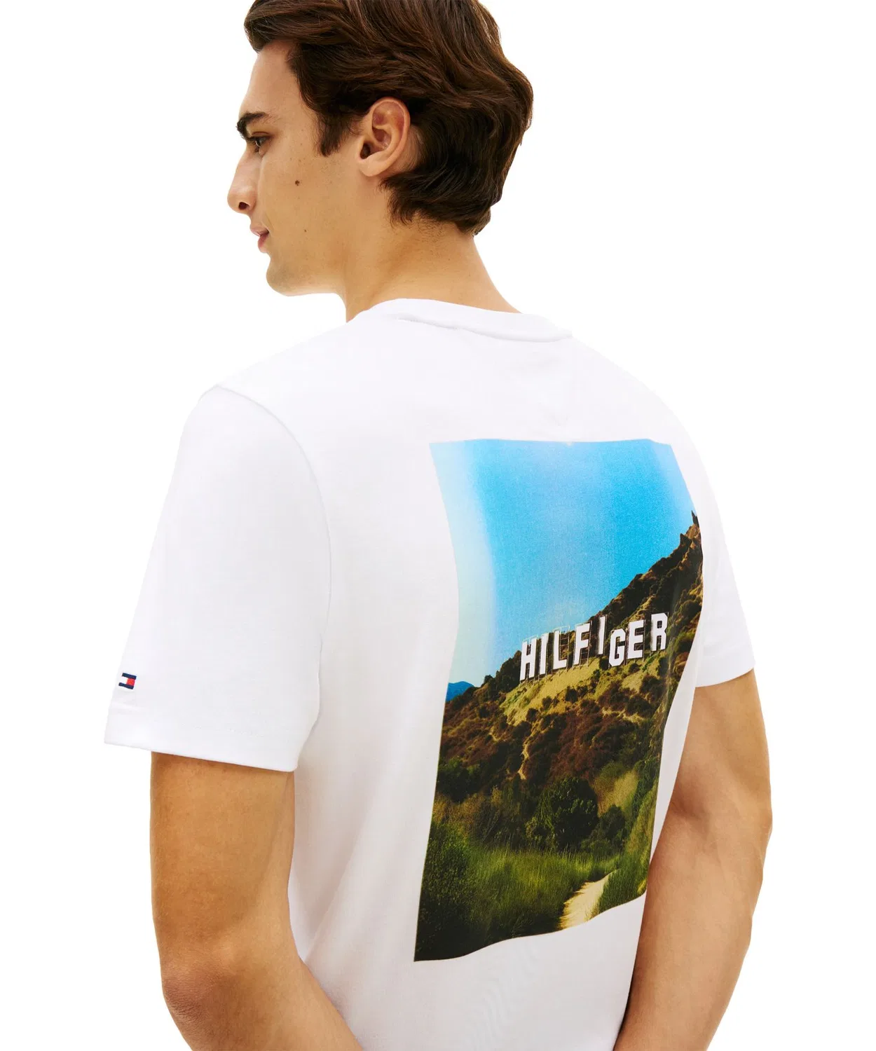 Мужская футболка с фотопринтом Tommy Hilfiger, White