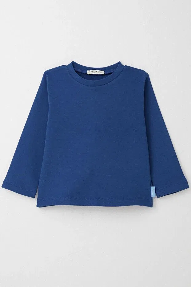 Детская футболка с длинным рукавом Breeze, Dark Blue
