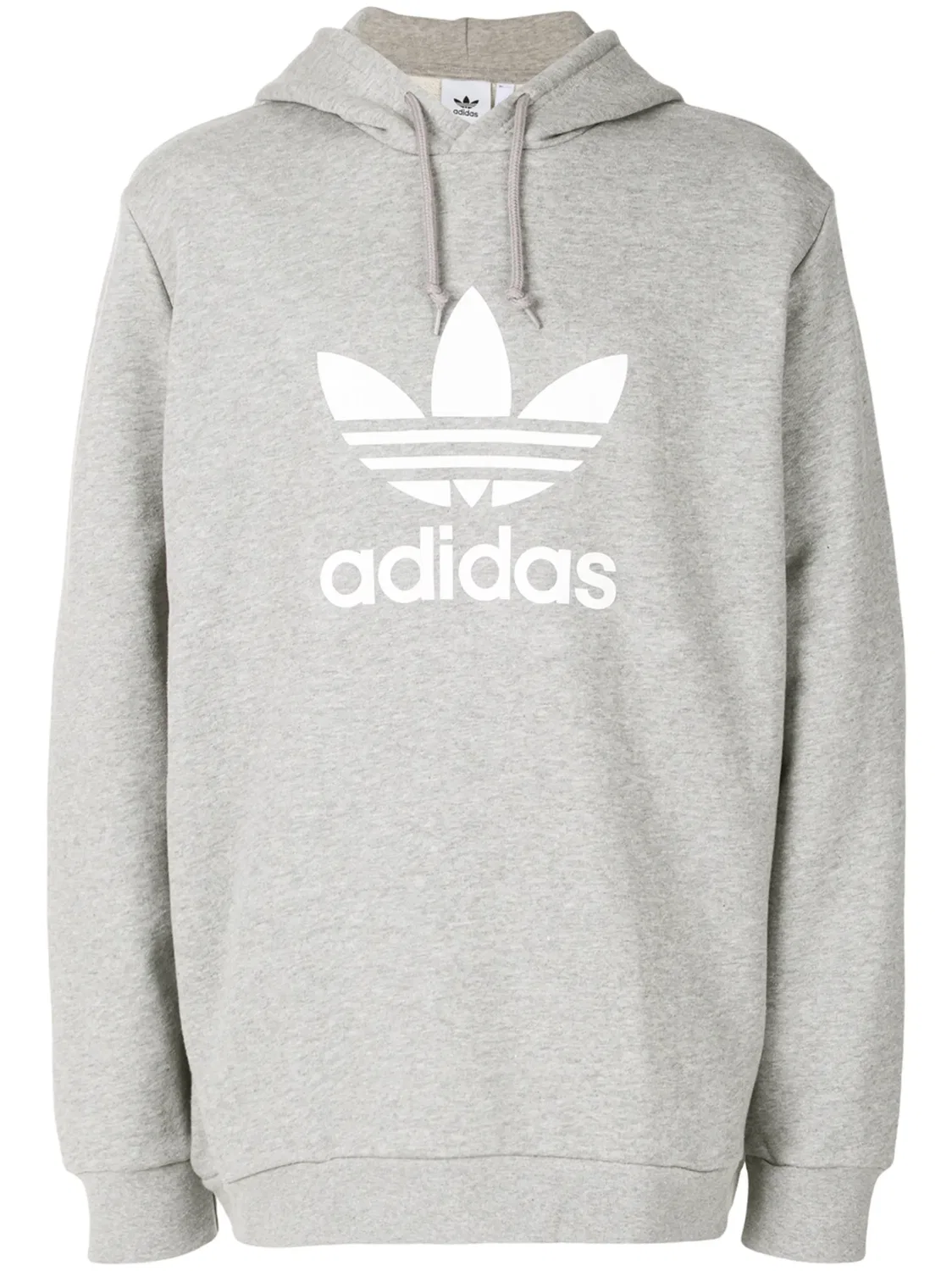 Худи Trefoil серое Adidas, серый