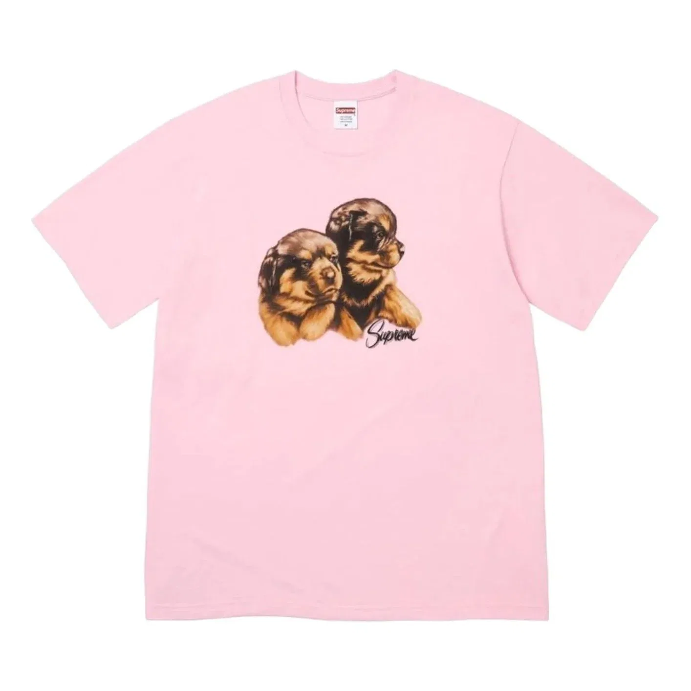 Мужская футболка FW26 Puppies T-Shirt 'Light Pink' Supreme, Light Pink