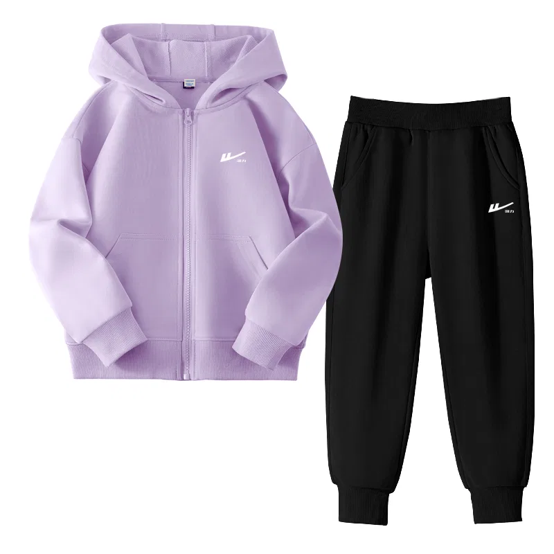 Детский спортивный комплект в стиле хип-хоп, Light Purple/H Silicone Magnetic White K-Black/H Silicone Magnetic White K, WARRIOR