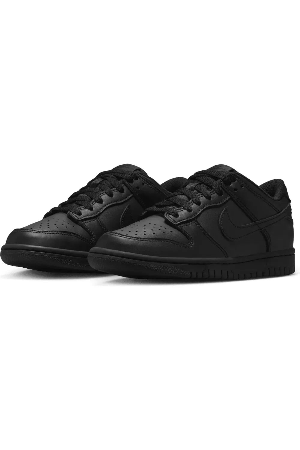 Кроссовки детские баскетбольные Dunk Low Nike, черный/ черный/ черный