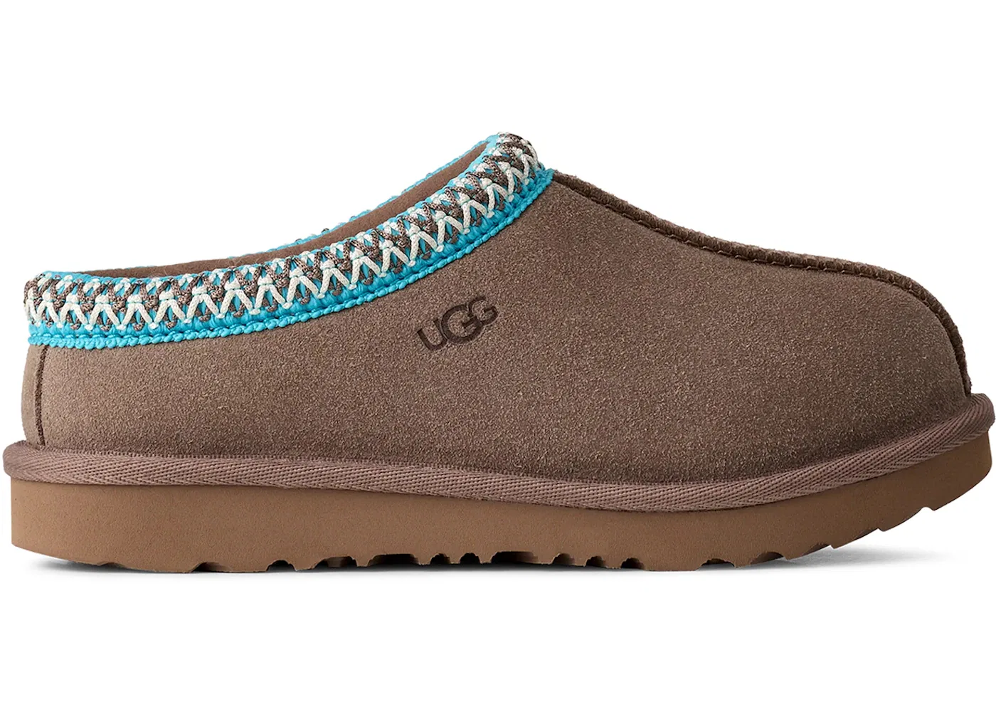 Детские тапочки с мехом UGG Tasman II Slipper, Caribou/Sapphire Ice