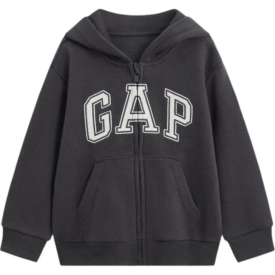Детское худи с капюшоном GAP, Black Gray