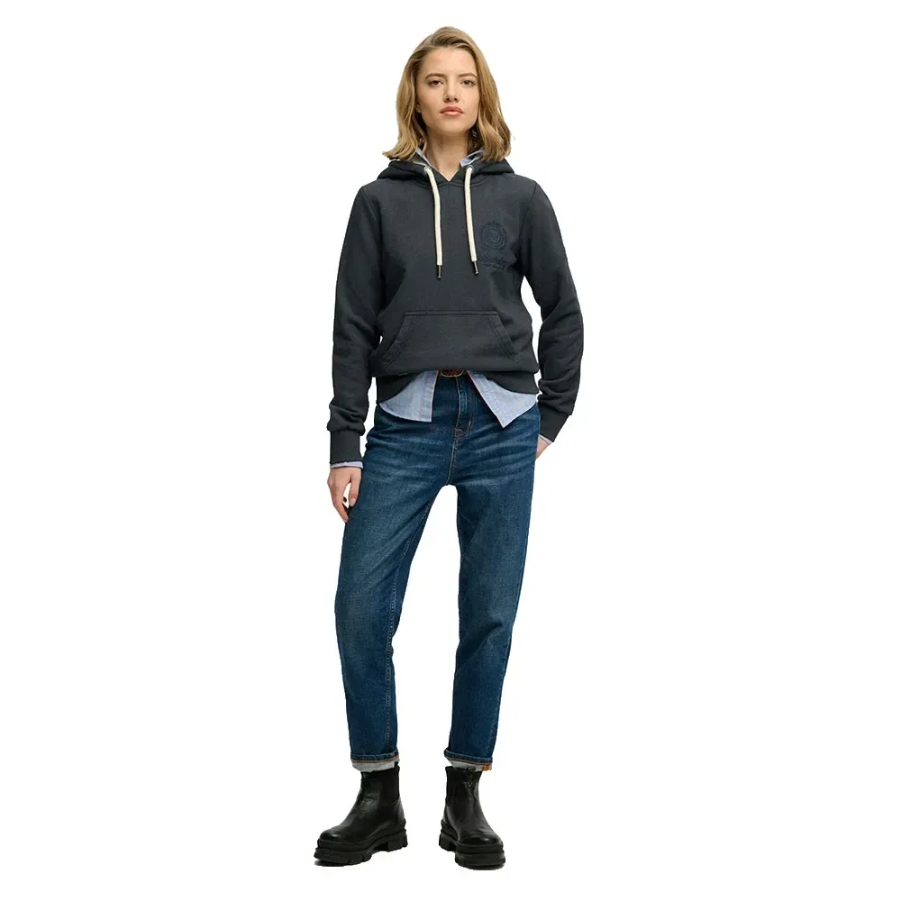 Худи Relaxed Superdry Finest Goods, серый — фото 4