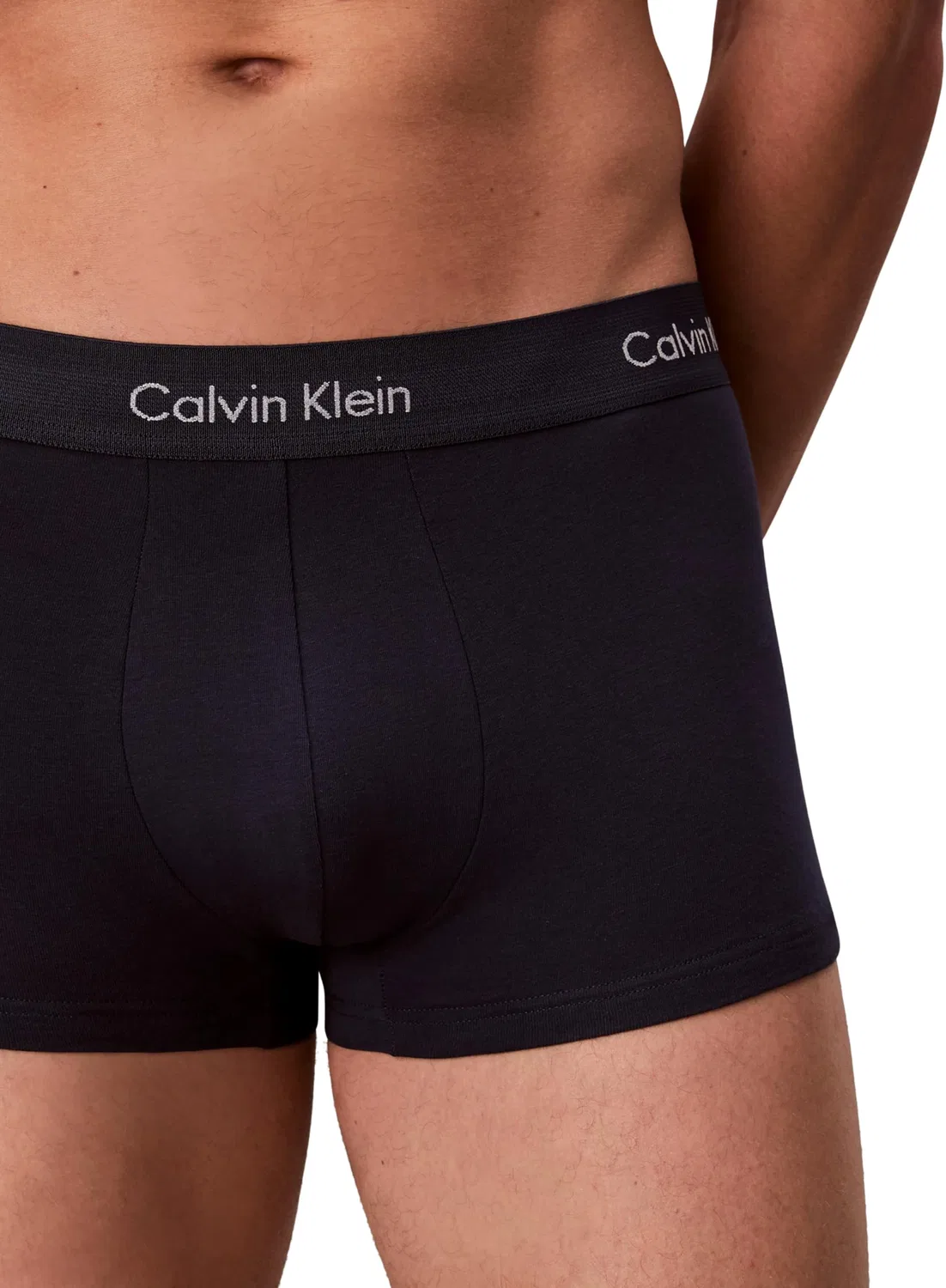 Мужские трусы-боксеры хлопковые Icona Calvin Klein, Multicoloured (Black/Blueshadow/Cobaltwater Dtm Wb) — фото 4