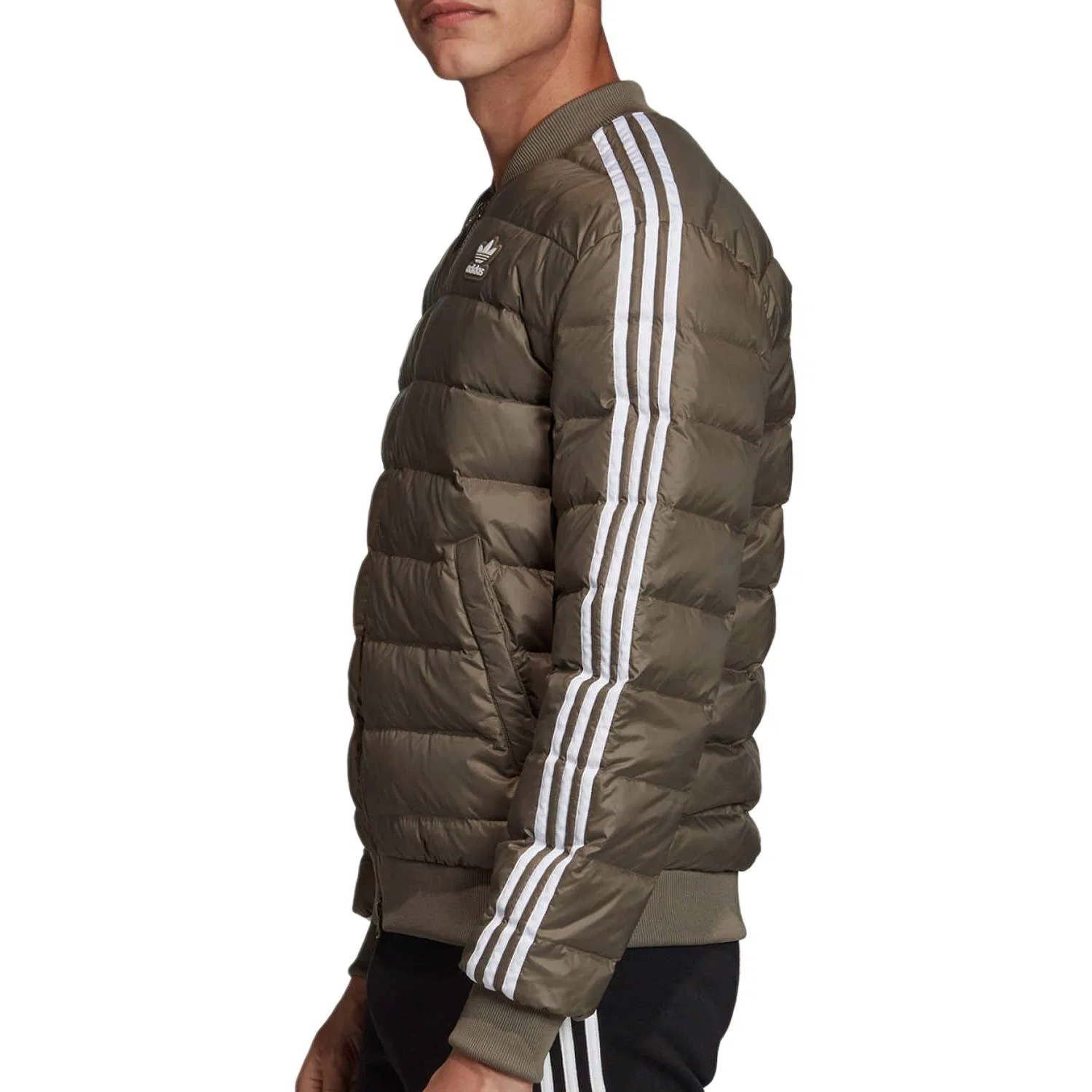 Мужская куртка пуховая с бейсбольным воротником Adidas Originals — фото 4