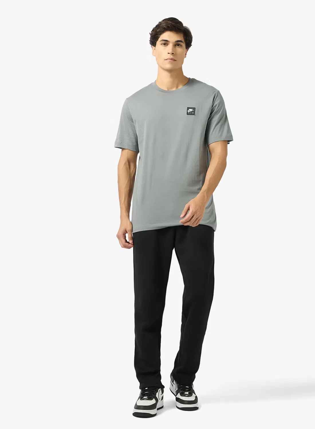 Футболка с патчем Air, модель Nsw air patch standard, Nike, серый — фото 4