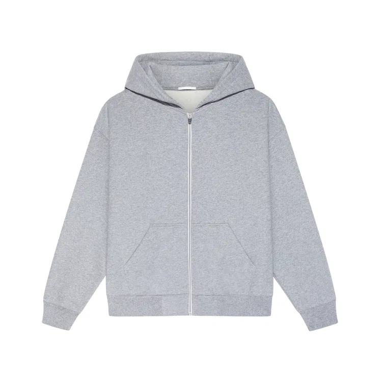 Детская худи на молнии Nice Rice, Цвет Heather Gray