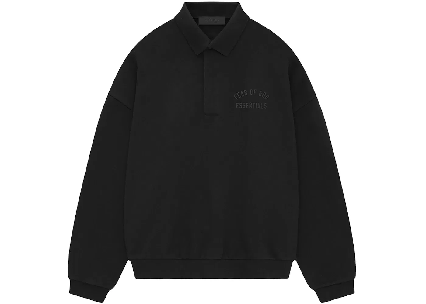 Мужской поло из флиса Fear of God Essentials, Black