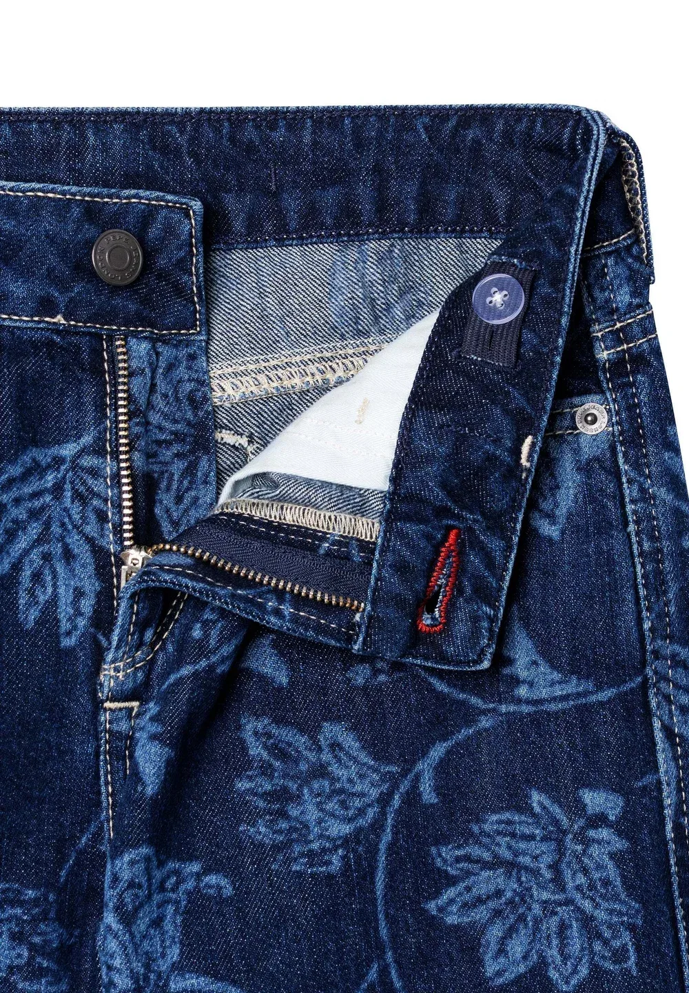Брюки Lexi с цветочным принтом - расклешенные джинсы Pepe Jeans, Denim — фото 3