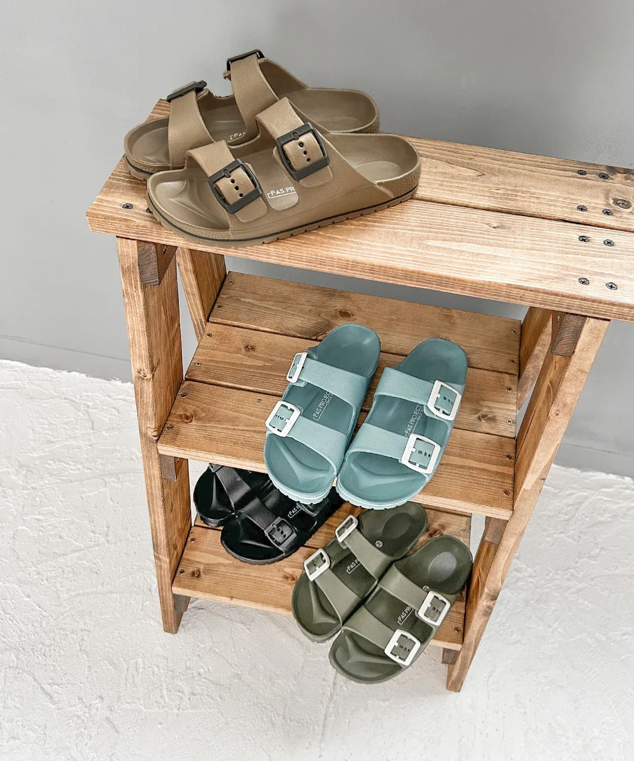 Детские сандалии-спортивные с двойным ремешком EVA SOROTTO, Khaki — фото 2