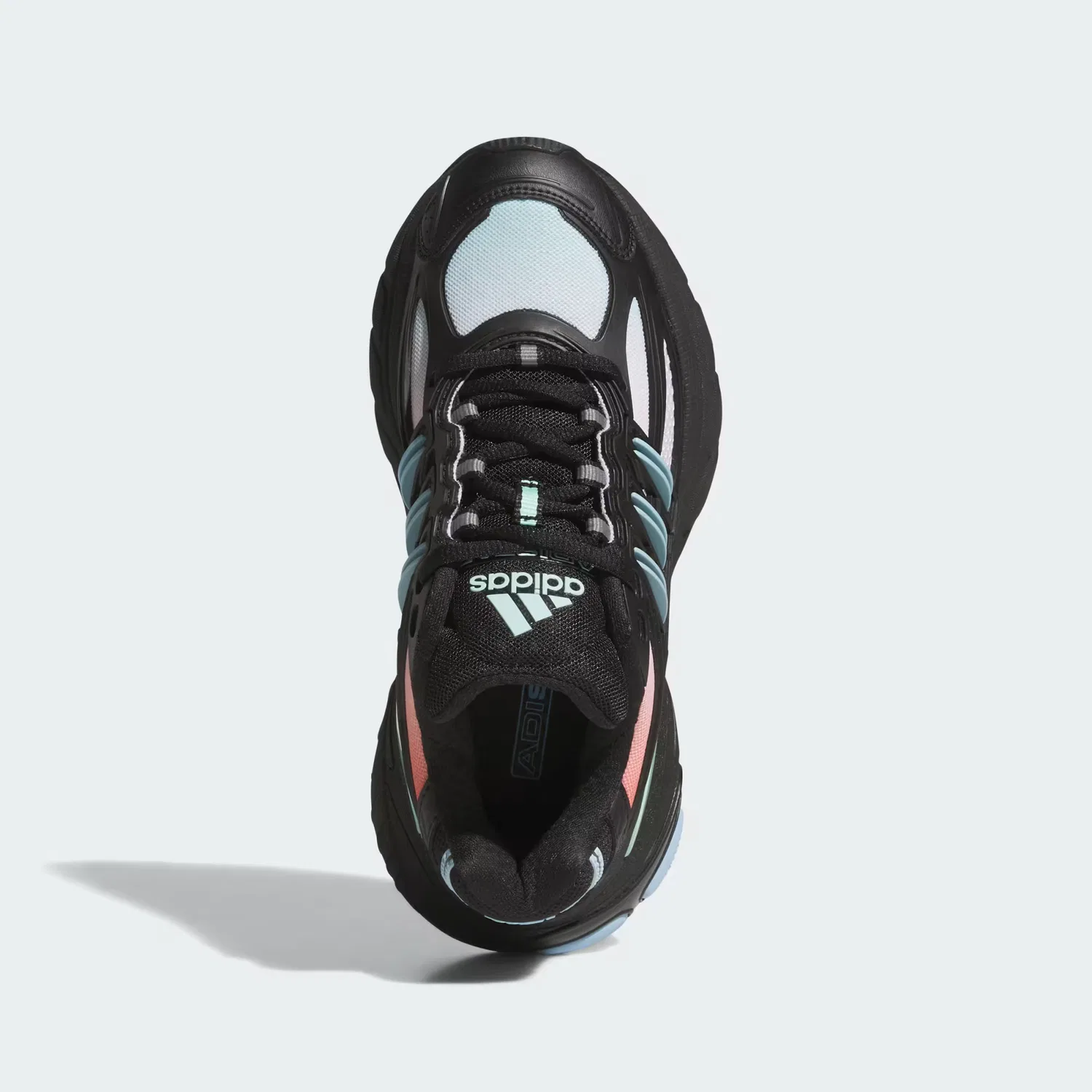 Детские кроссовки на шнуровке Adistar XLG 2.0 Adidas Originals, черный/небесно-голубой/красный — фото 2