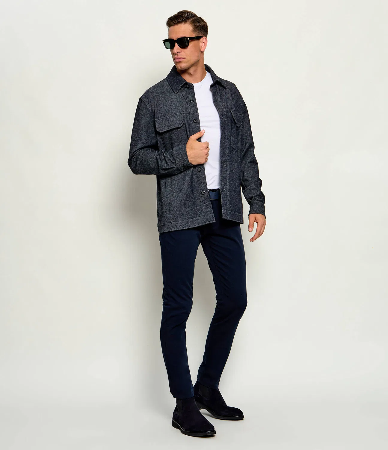 Джинсы slim fit J06 Emporio Armani, темно-синий — фото 2