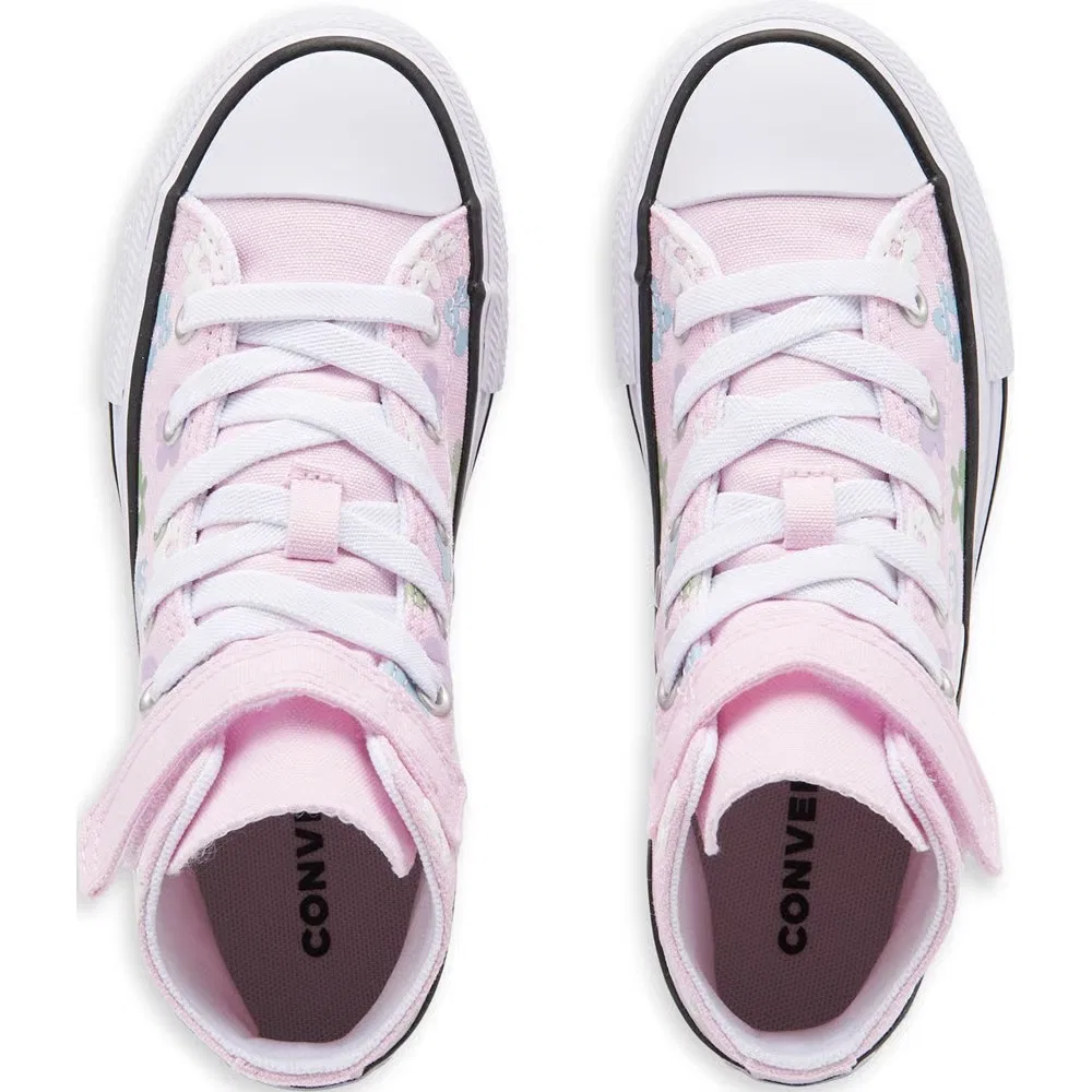 Детские высокие кроссовки Chuck Taylor All Star 1V Converse, Pink/Floral — фото 4