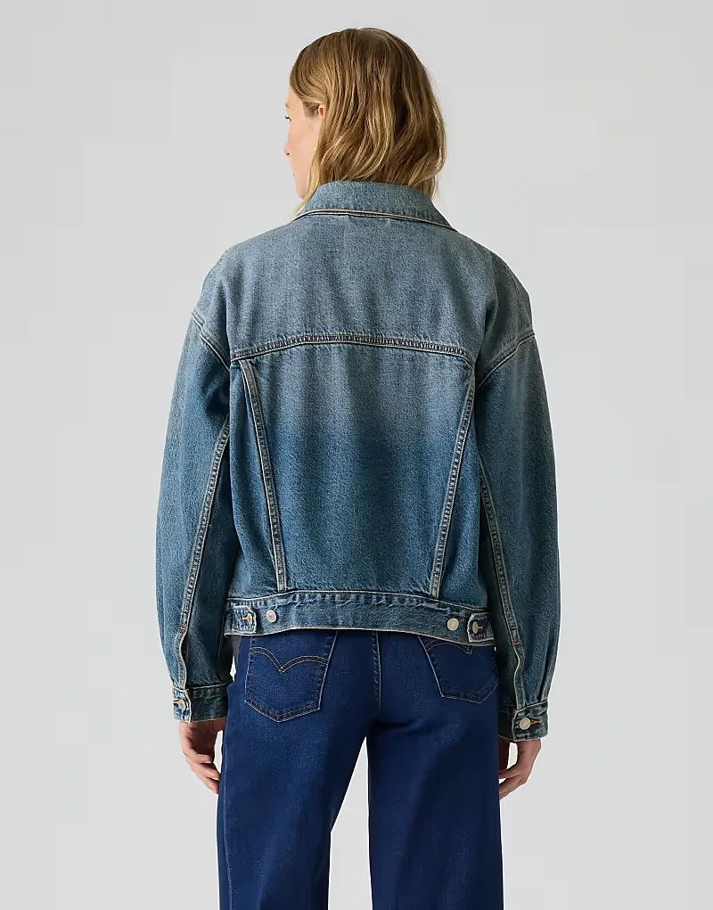 Джинсовая куртка-тракер Levi's 90-х годов, синий — фото 2
