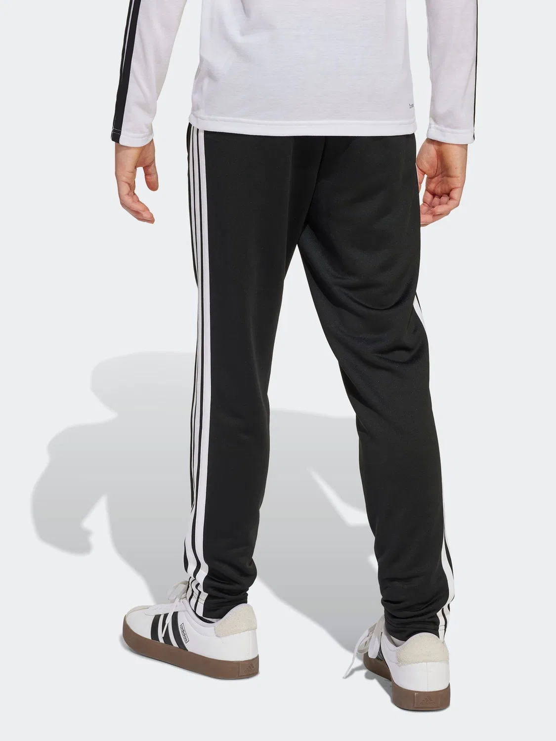 Спортивные брюки, 3 полоски, модель Joggers adidas, черный — фото 2