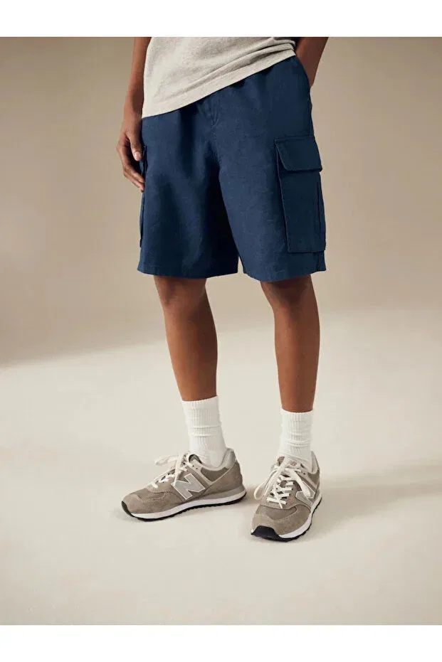Детские шорты для мальчиков карго Rois, Navy Blue — фото 2