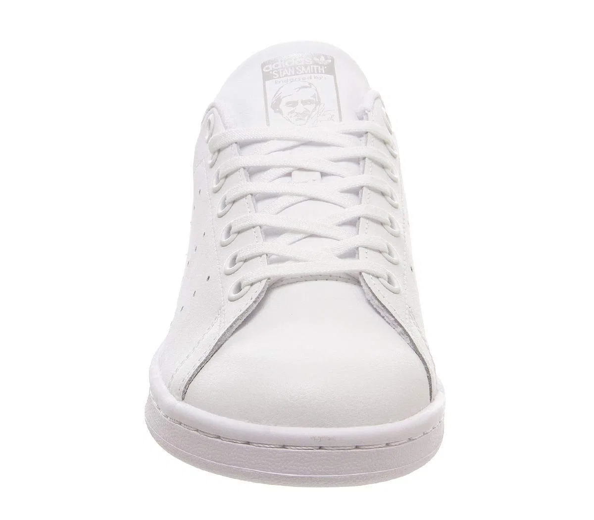 Детские кроссовки для мальчиков и девочек кожаные Stan Smith Adidas, Ftwr White Ftwr White Core Black 483 — фото 4