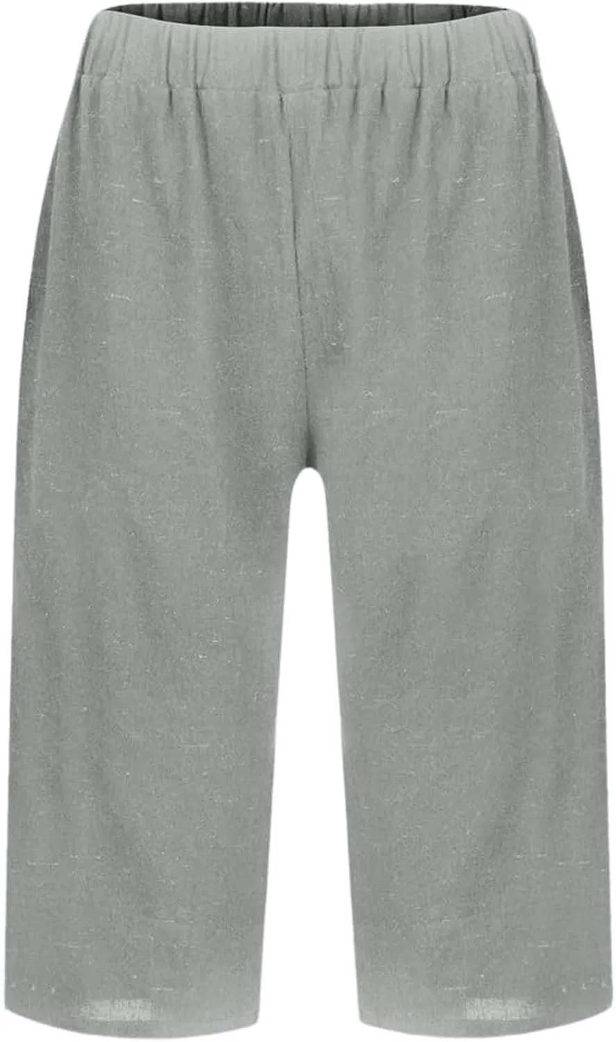 Женские капри bermuda shorts Generic, Light Gray — фото 3