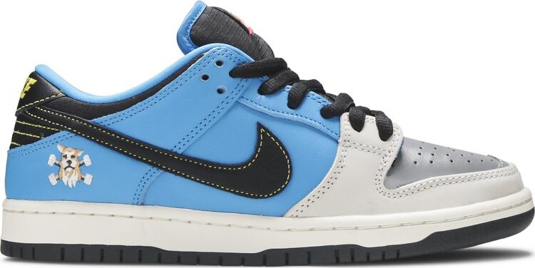 

Кроссовки Nike Instant Skateboards x Dunk Low Pro SB QS, синий