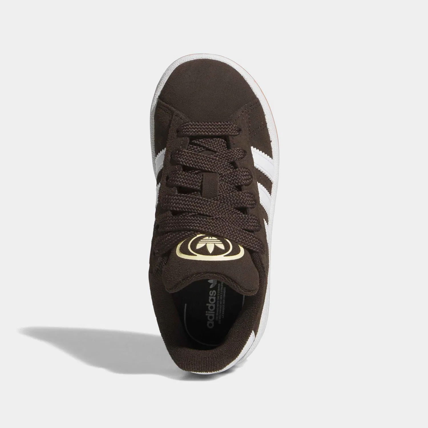 Детские кроссовки с Chunky 3-Streifen Adidas Originals, Aurora Coffee/Ftwr White/Gum 2 — фото 4