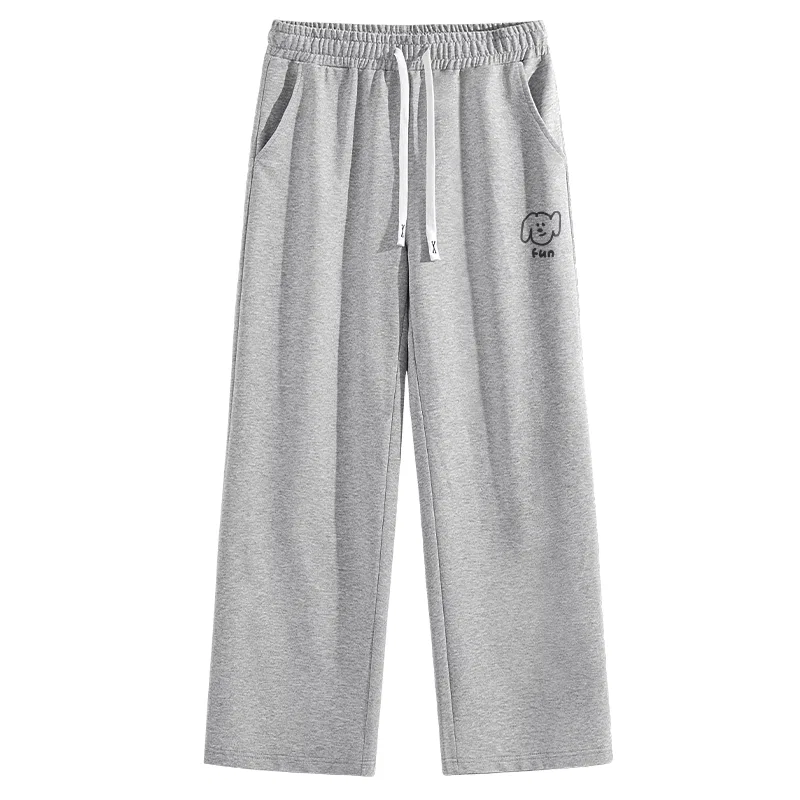 Детские штаны-чинос с принтом MINISO, Dark Gray (220G Knitted Fabric) — фото 3