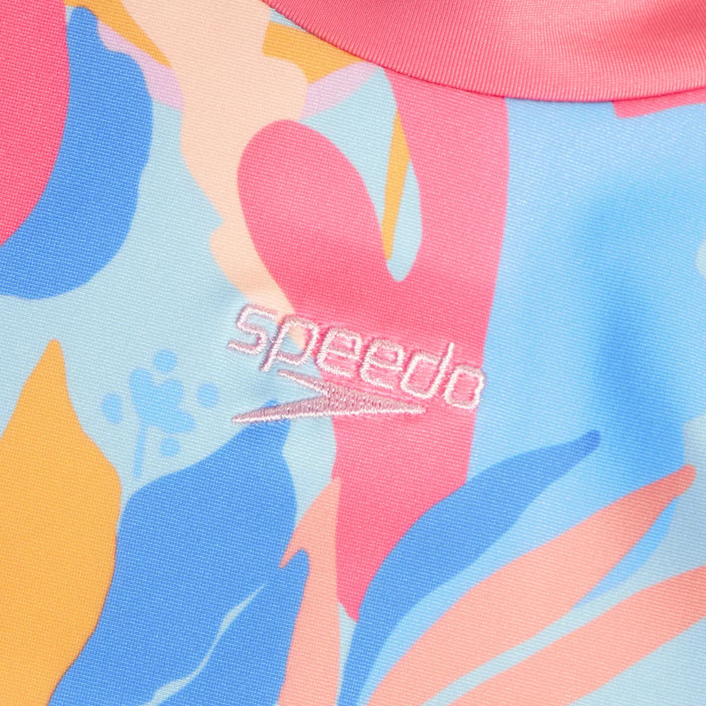 Рашгард с длинным рукавом с принтом Speedo, синий — фото 3