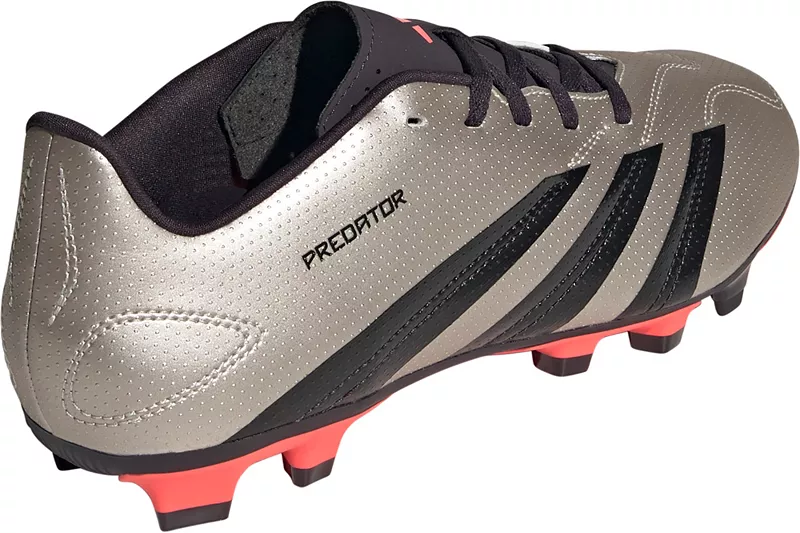 Футбольные бутсы Adidas Predator Club FxG, цвет Silver/Black — фото 3