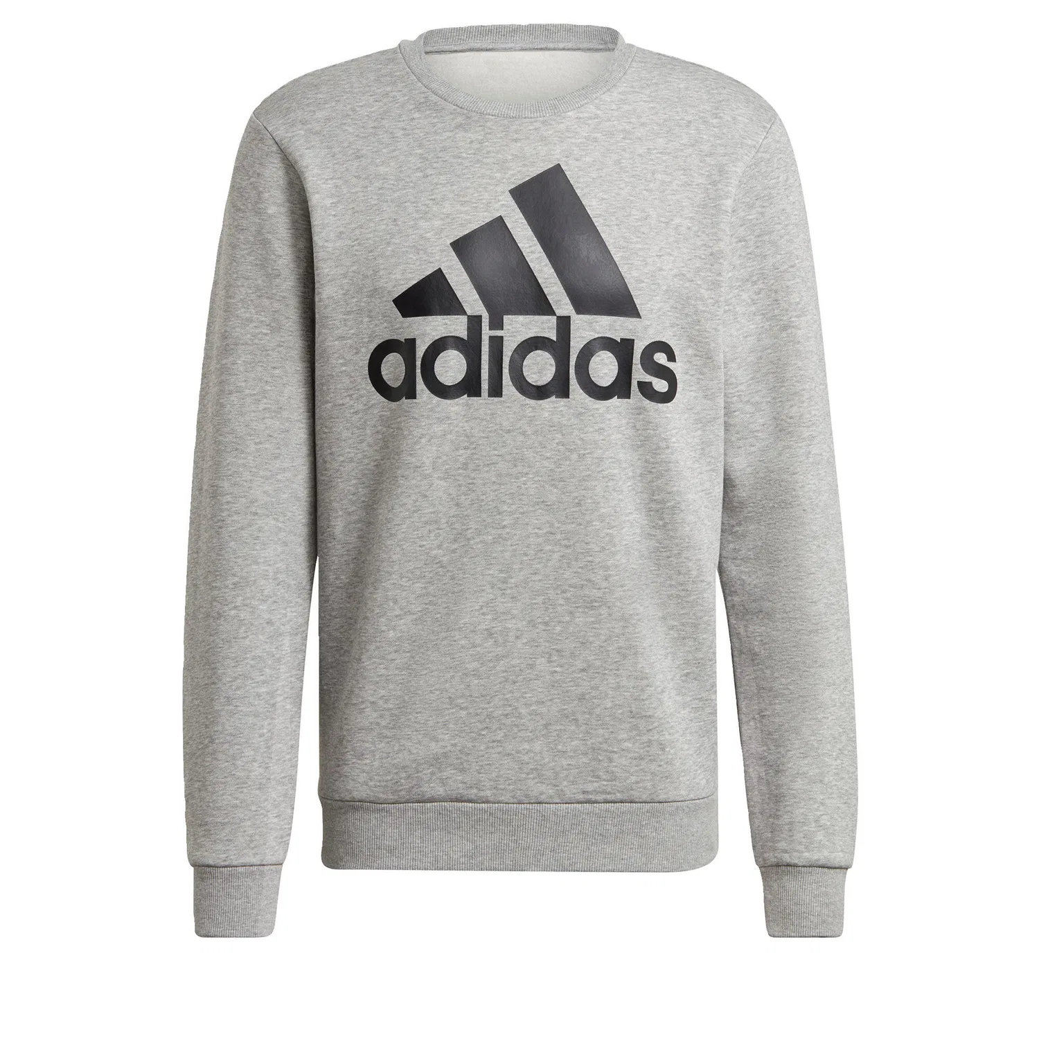 Мужской свитшот с принтом Essentials Big Logo Adidas, Grau Schwarz