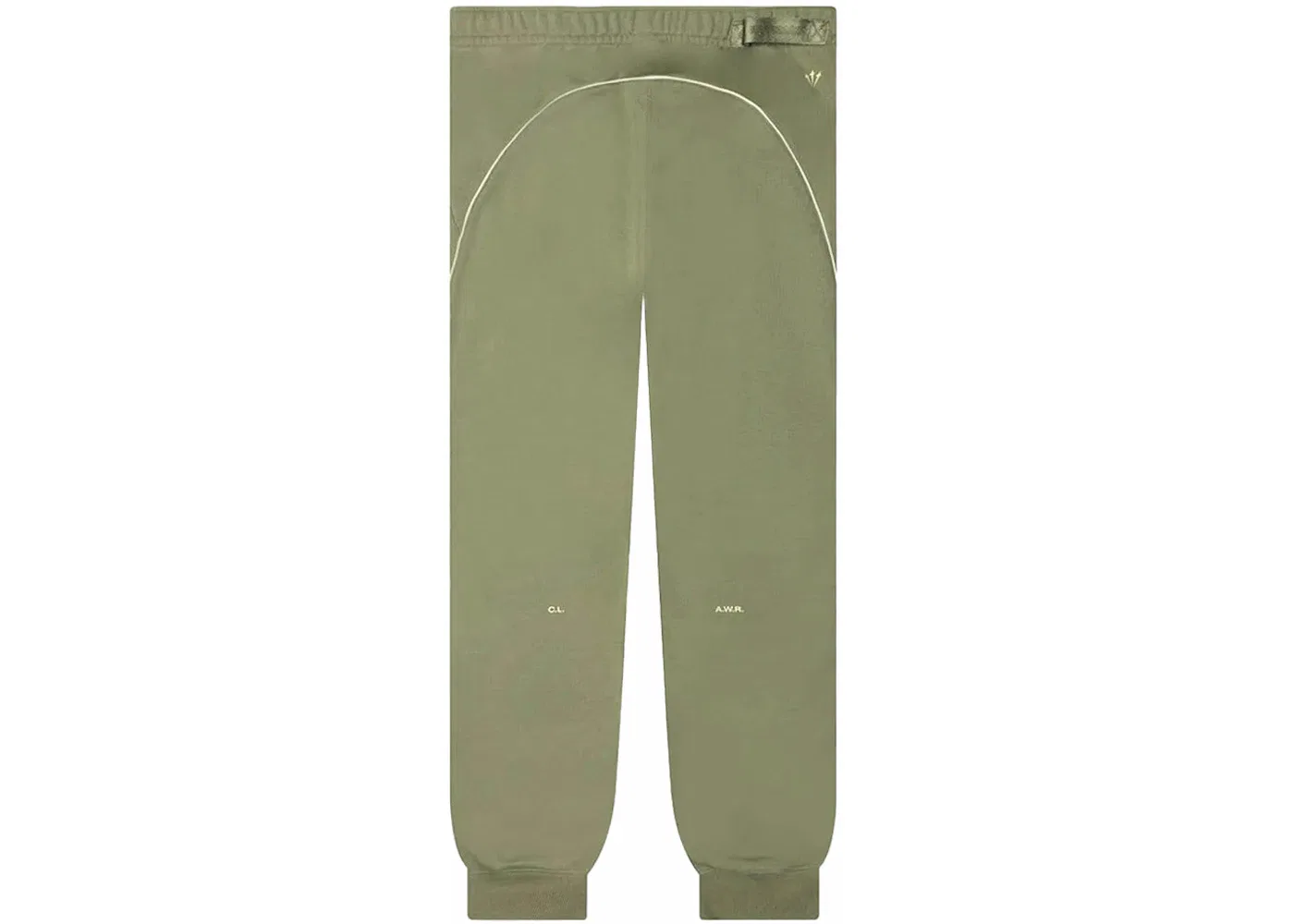 Мужские спортивные штаны Nike x NOCTA Fleece CS Sweatpant, Oil Green/Light Liquid Lime — фото 2