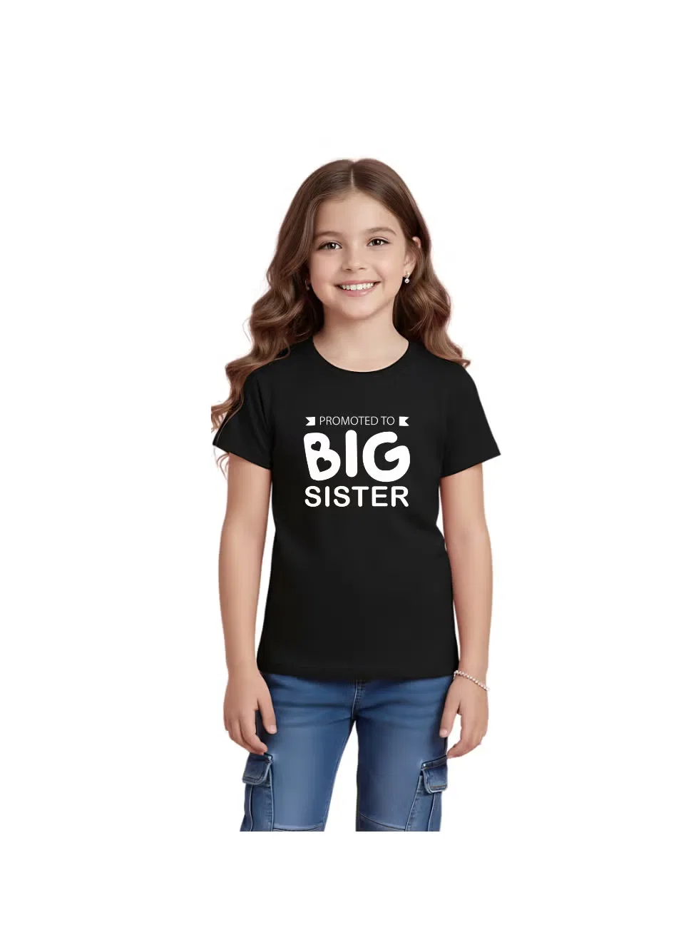 Футболка с принтом Big Sister Printshop4Me, дизайн 1