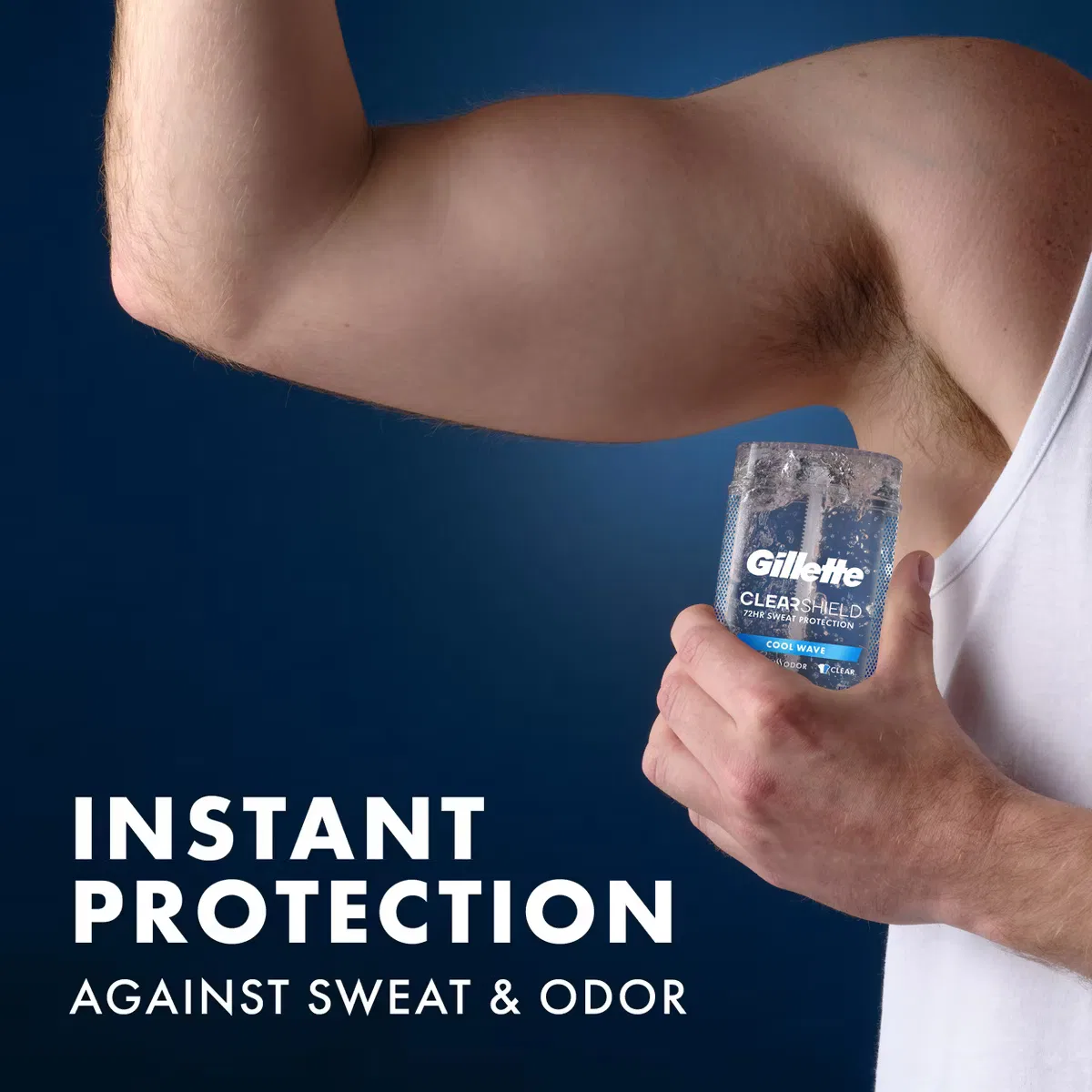 Гель-антиперспирант-дезодорант для мужчин 107 мл Cool Wave Gillette, Fresh — фото 3