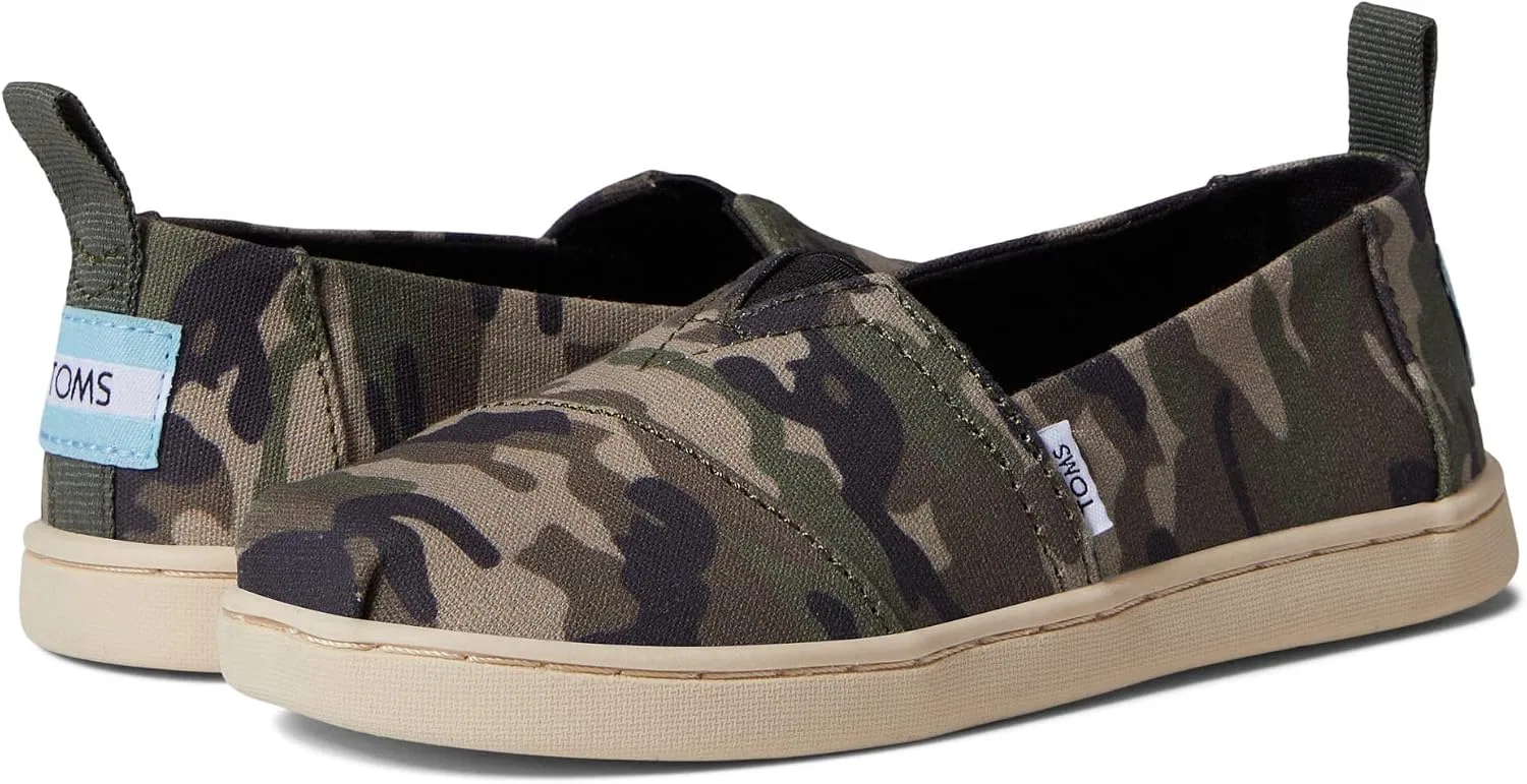 Детские туфли-лоферы Alpargata TOMS, Classic Camo — фото 2
