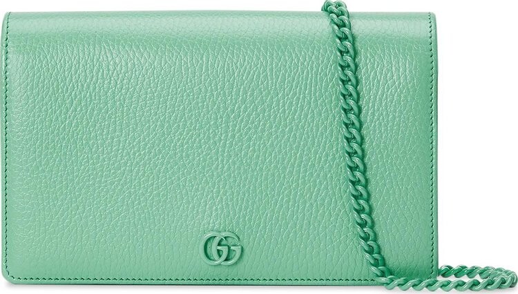 

Сумка Gucci GG Marmont Mini Chain Bag Mint Green, зеленый