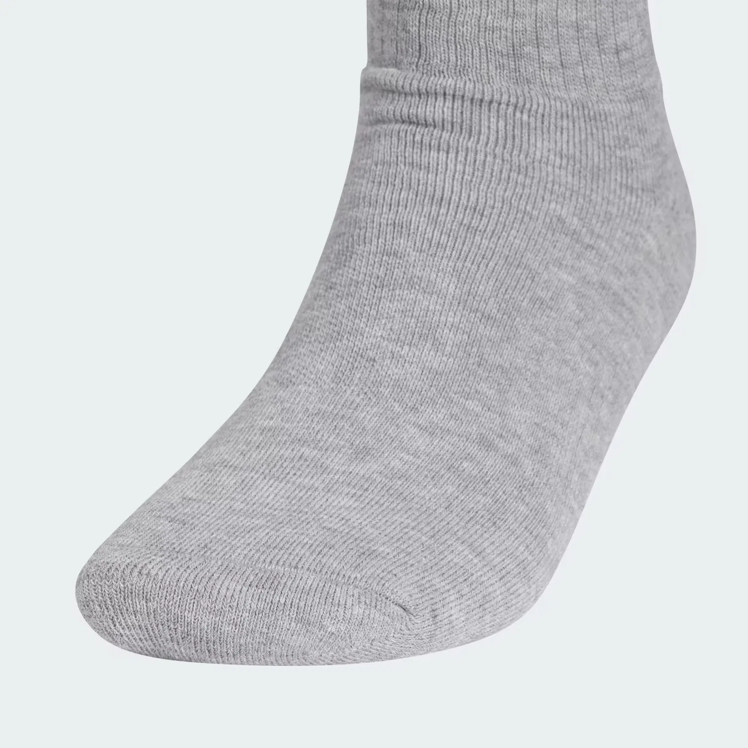 Носки с влагоотводящими свойствами, набор из 6 пар trefoil 2.0 Adidas Originals, серый меланж/черный/белый — фото 3