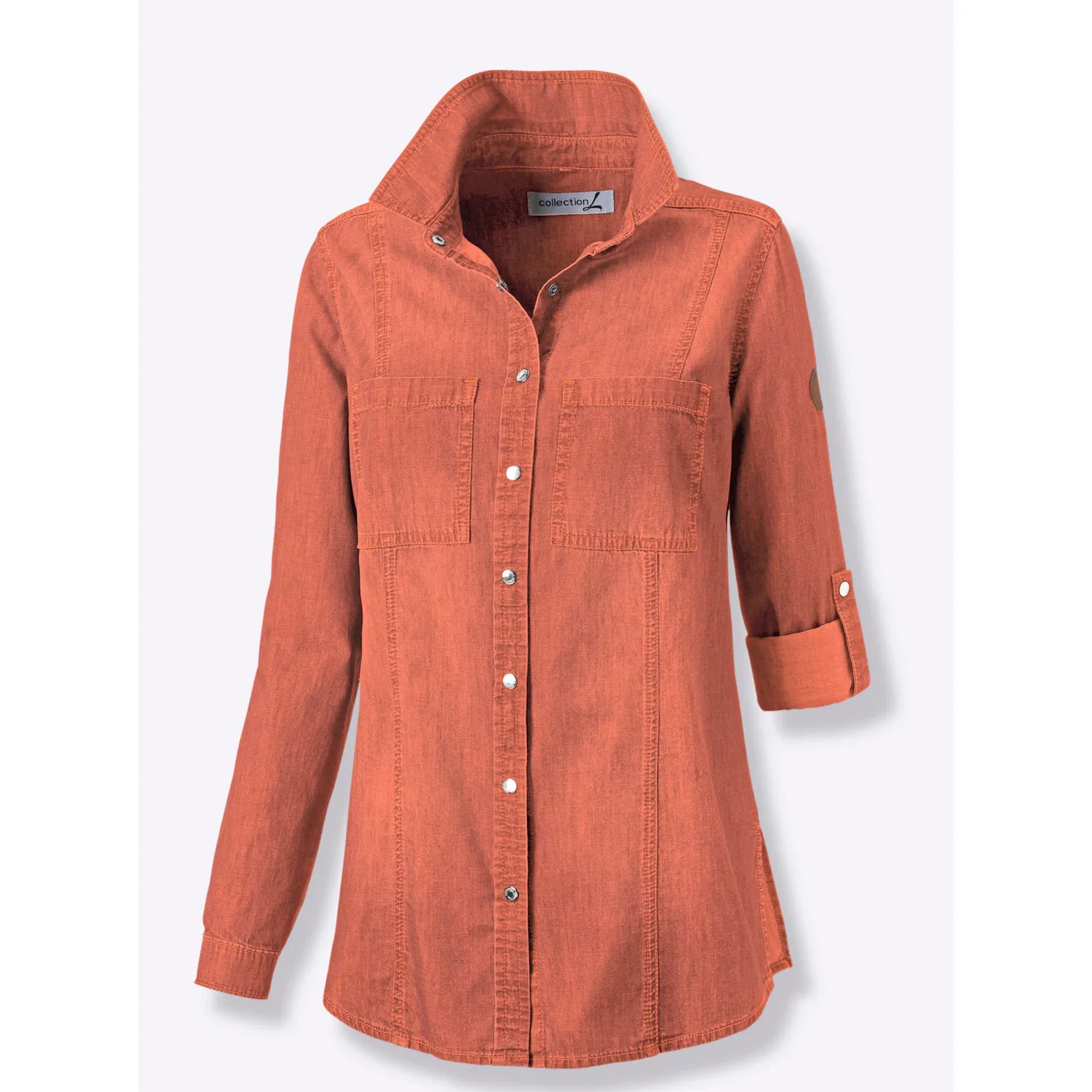 Женская джинсовая блуза Casual Looks, Papaya